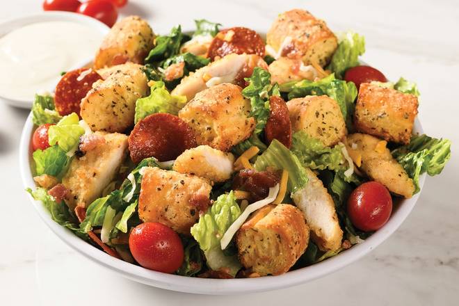 Order Crispy Chicken Bacon Ranch Salad food online from Fazoli's store, Independence on bringmethat.com