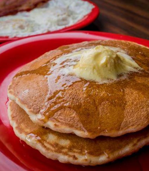 Order 2 Pancake, 2 Eggs and Meat food online from Tech Cafe store, Lubbock on bringmethat.com