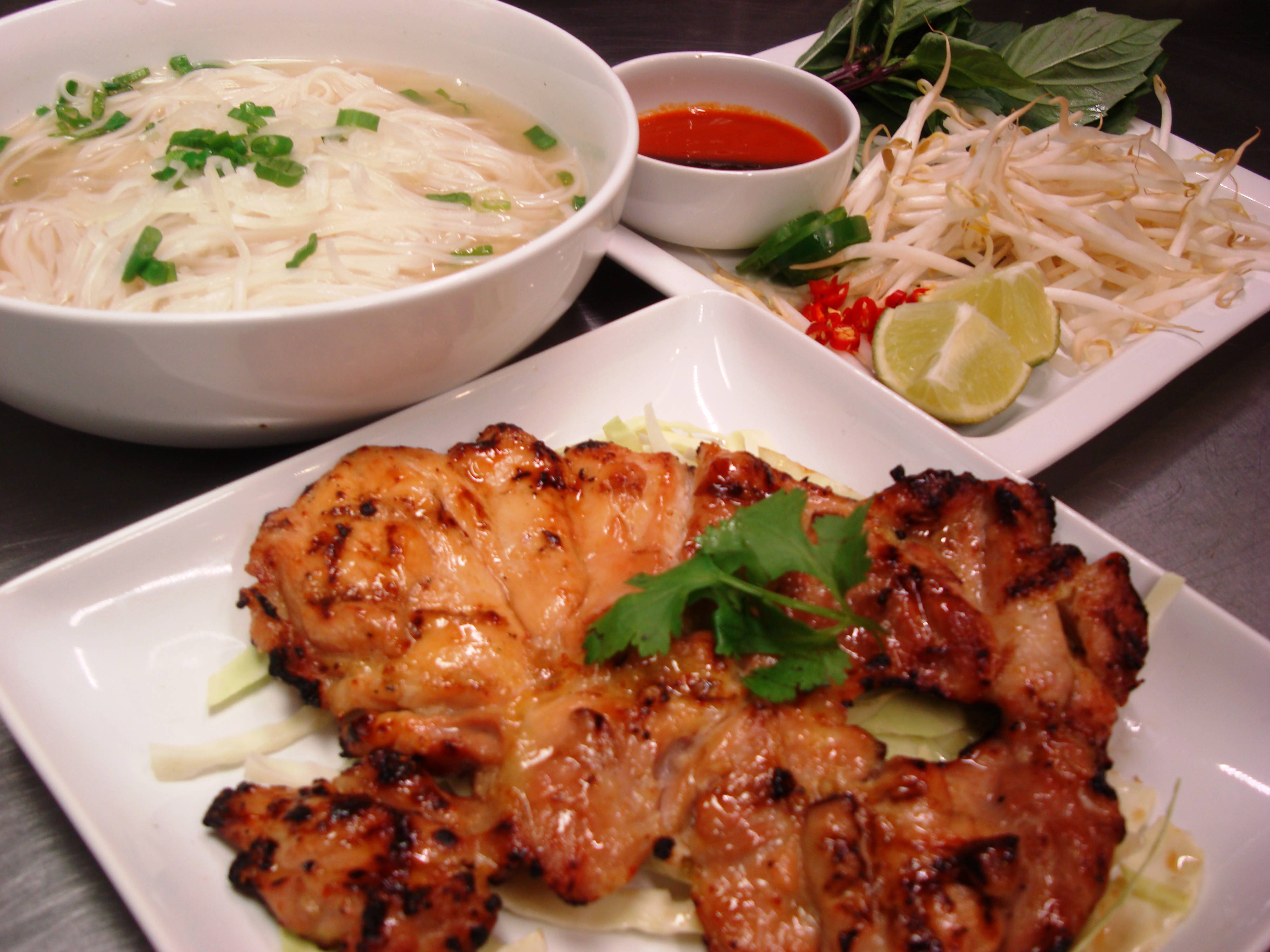 Order Pho with Grilled Chicken food online from Sumuji Cafe store, Newark on bringmethat.com