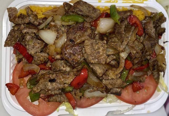 Order Lamb over rice  food online from Gourmet Deli store, Bronx on bringmethat.com