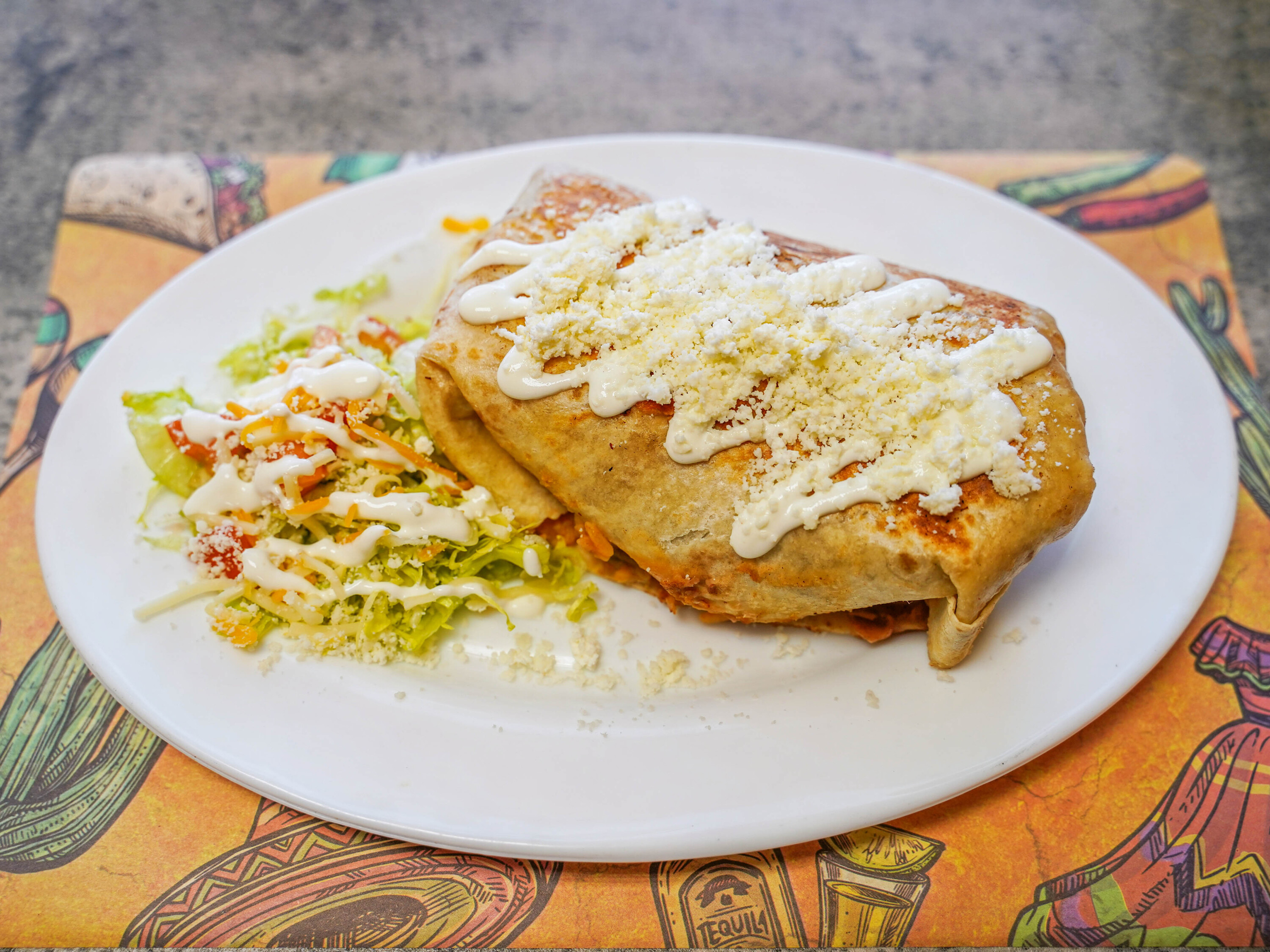 Order Pollo Burrito food online from Antojitos Mexicanos Y Mas store, South River on bringmethat.com