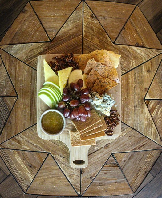 Order Queso & Fruit Board food online from Dust Cutter store, Phoenix on bringmethat.com