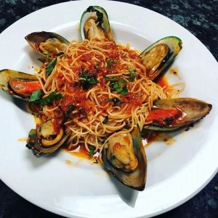 Order Mussels Marinara - Entree food online from Bellissimo store, Colleyville on bringmethat.com