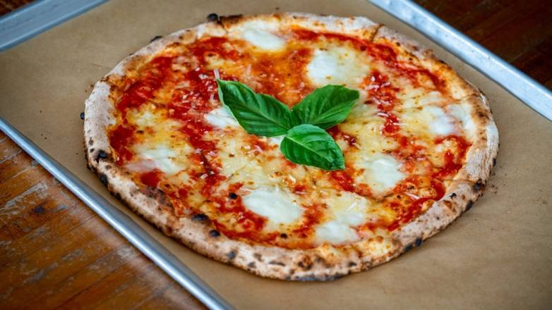 Order Margherita D.O.P. Pizza | 12" food online from Desano Pizzeria store, Austin on bringmethat.com