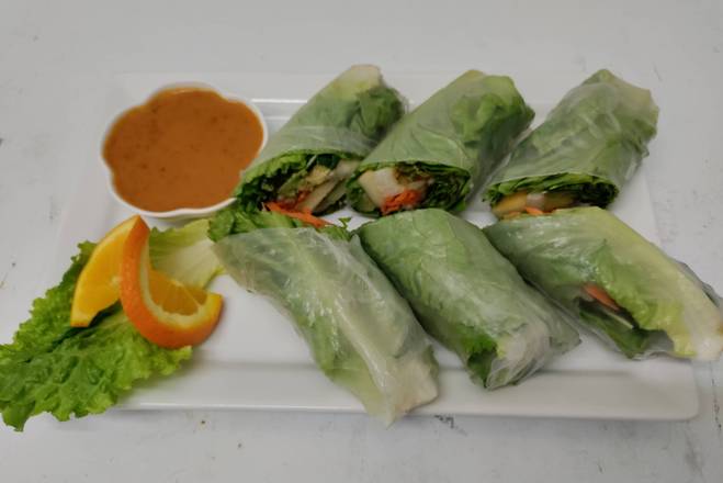 Order Fresh Veggie Rolls food online from Bangkok Thai Express Restaurant store, San Rafael on bringmethat.com