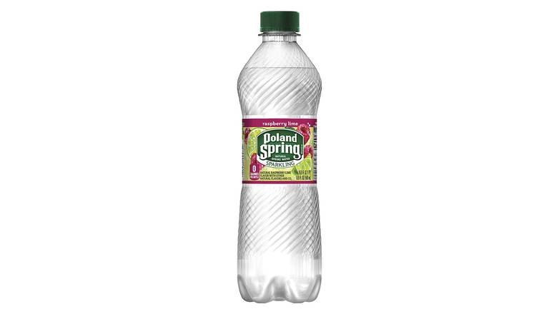 Order Poland Spring Sparkling Water, Raspberry Lime food online from Trumbull Mobil store, Trumbull on bringmethat.com