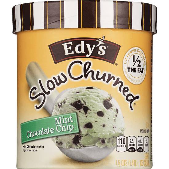 Order Edy's Slow Churn Light Mint Chip food online from Cvs store, SARATOGA on bringmethat.com