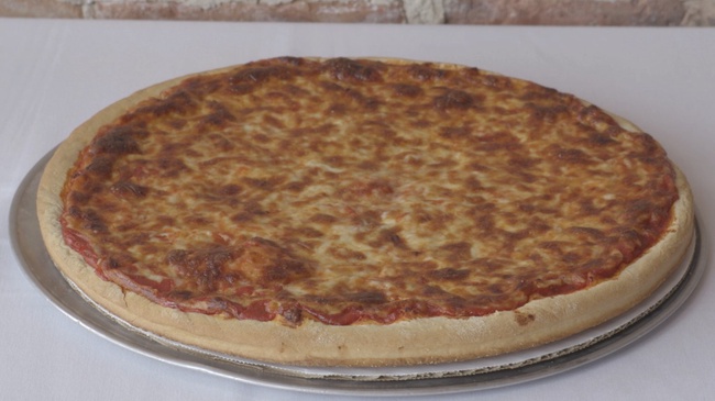 Order Double Dough Cheese Pizza (Large 16" (Serves 3-5)) food online from Lucca's Pizzeria & Ristorante store, La Grange on bringmethat.com