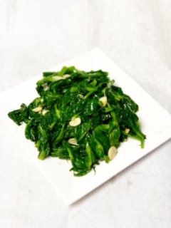 Order sauteed pea shoots with garlic food online from 456 New Shanghai Cuisine store, New York on bringmethat.com