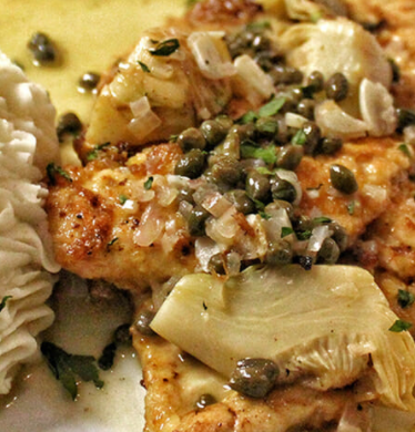 Order Chicken Piccata food online from Locale Gastro Bar store, Patchogue on bringmethat.com