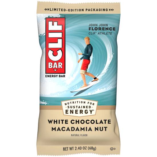 Order Clif Energy Bar White Chocolate Macadamia Nut (2.4 oz) food online from Rite Aid store, Mckinleyville on bringmethat.com