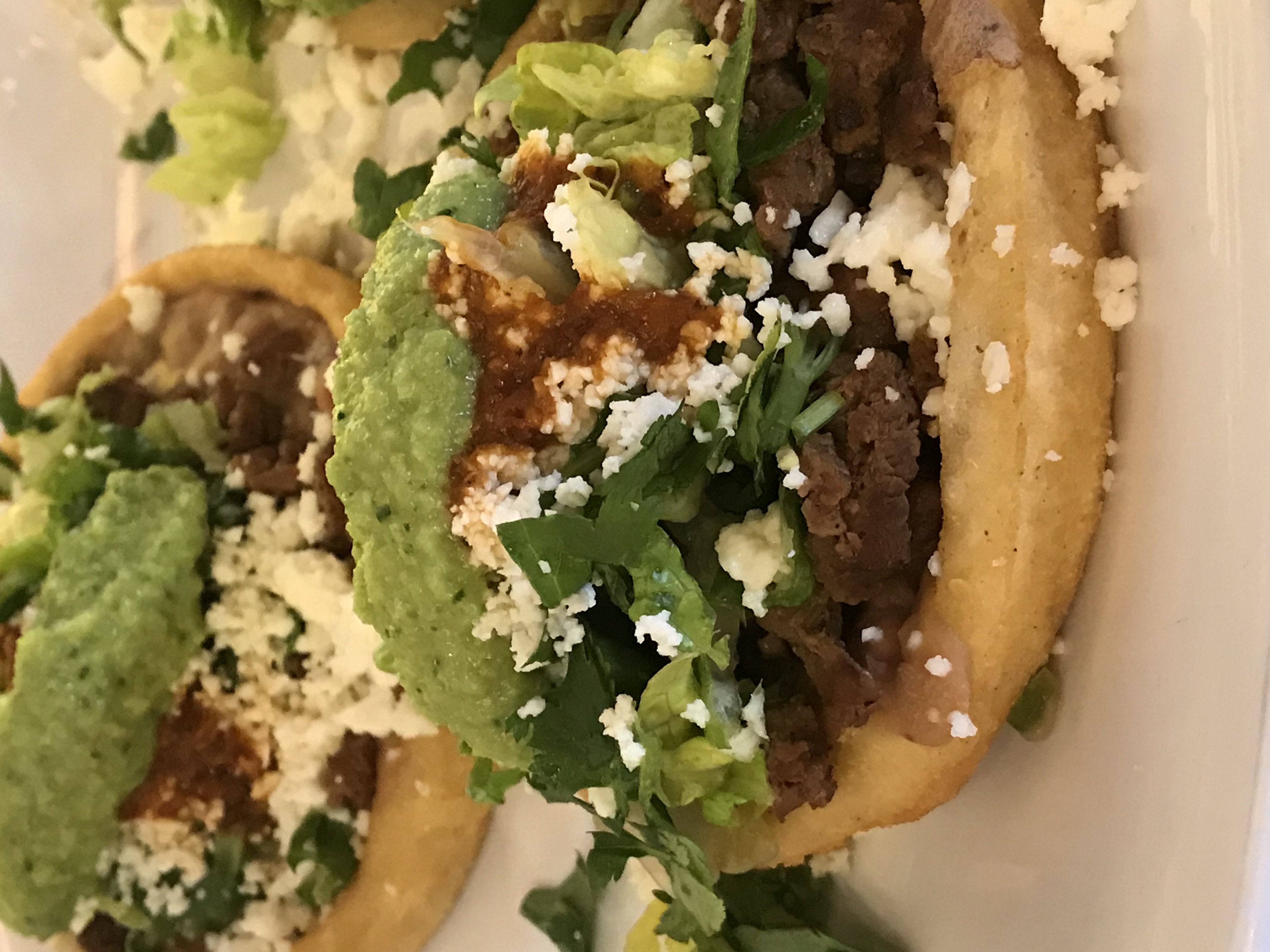 Order 3 sopes food online from Maskadores Taco Shop store, Tempe on bringmethat.com