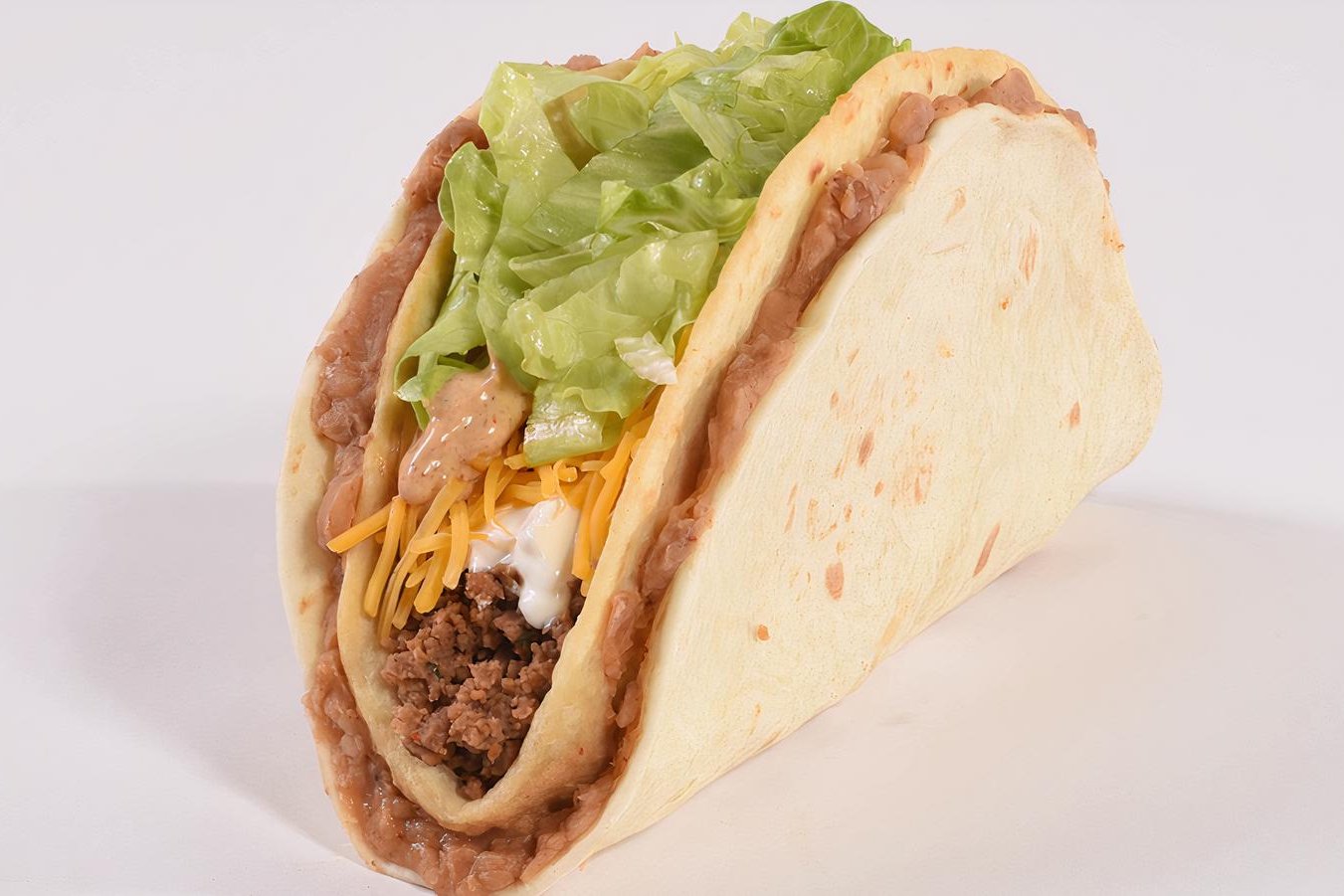 Order Double Crunch Taco Combo Meal food online from Amigos / Kings Classic store, Lincoln on bringmethat.com