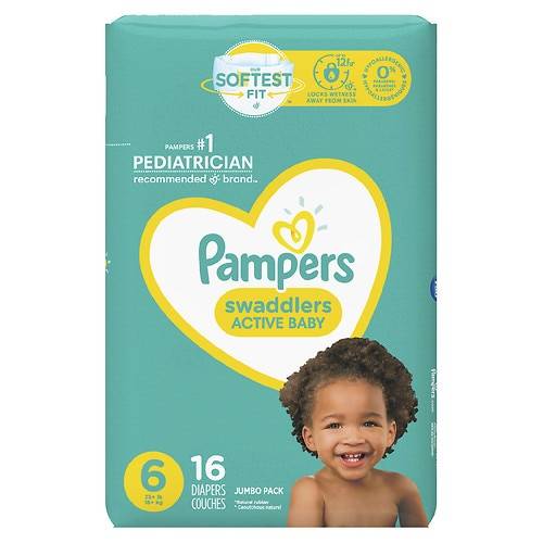 Order Pampers Swaddlers Diapers Size 6 - 16.0 ea food online from Walgreens store, WELLSBURG on bringmethat.com