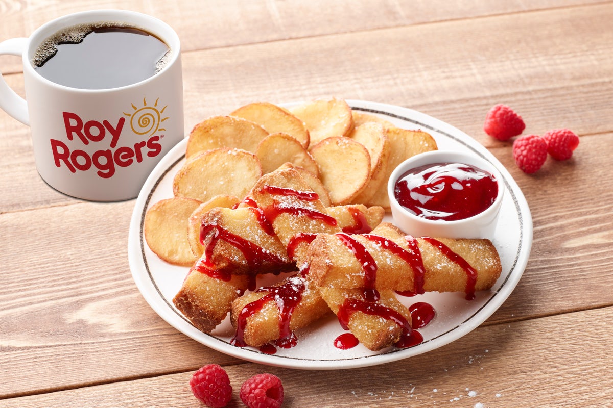 Order French Toast Sticks 5 Piece Combo  food online from Roy Rogers Restaurant store, Germantown on bringmethat.com