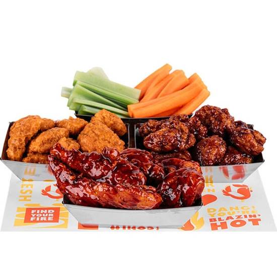 Order cluckin' awesome pack food online from Wingstand By Jefferson store, Kansas City on bringmethat.com