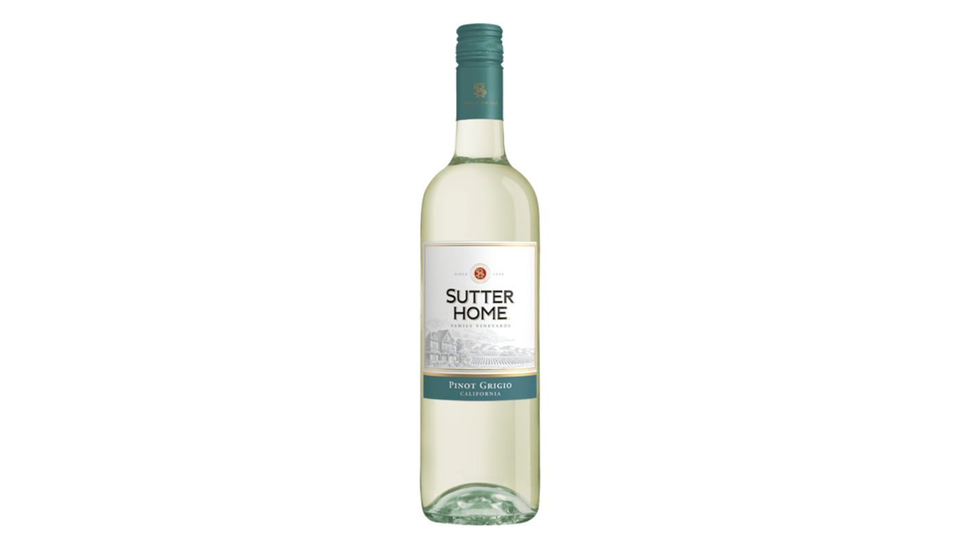 Order Sutter Home Family Vineyards Pinot Grigio 4 Pack 187mL food online from Robert Market store, Los Angeles on bringmethat.com