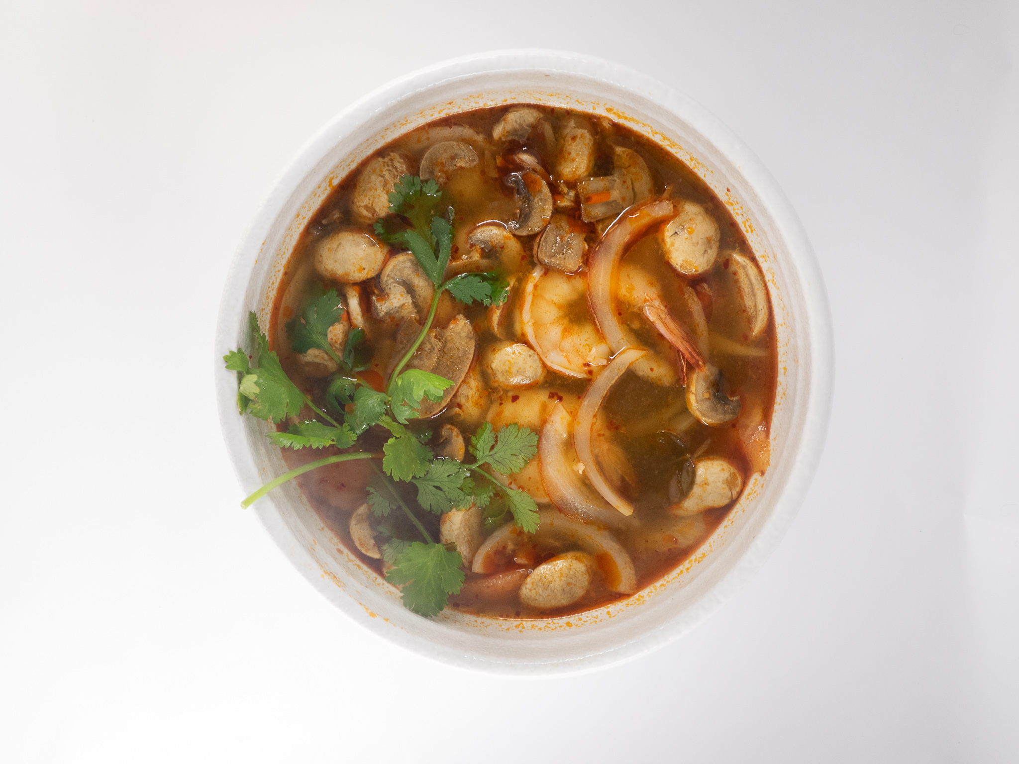 Order Tom Yum Soup food online from Karakade Thai Cuisine store, Redwood City on bringmethat.com