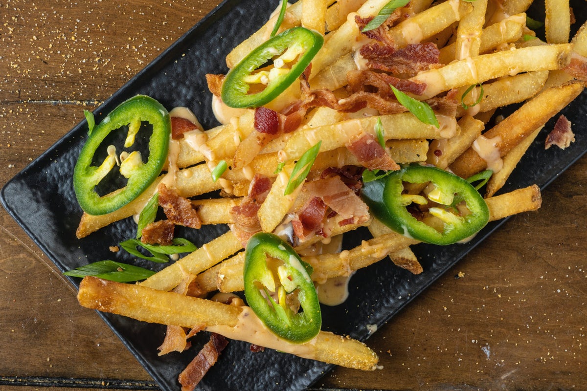 Order Side Sm Loaded Fries food online from Bar Louie store, Livonia on bringmethat.com