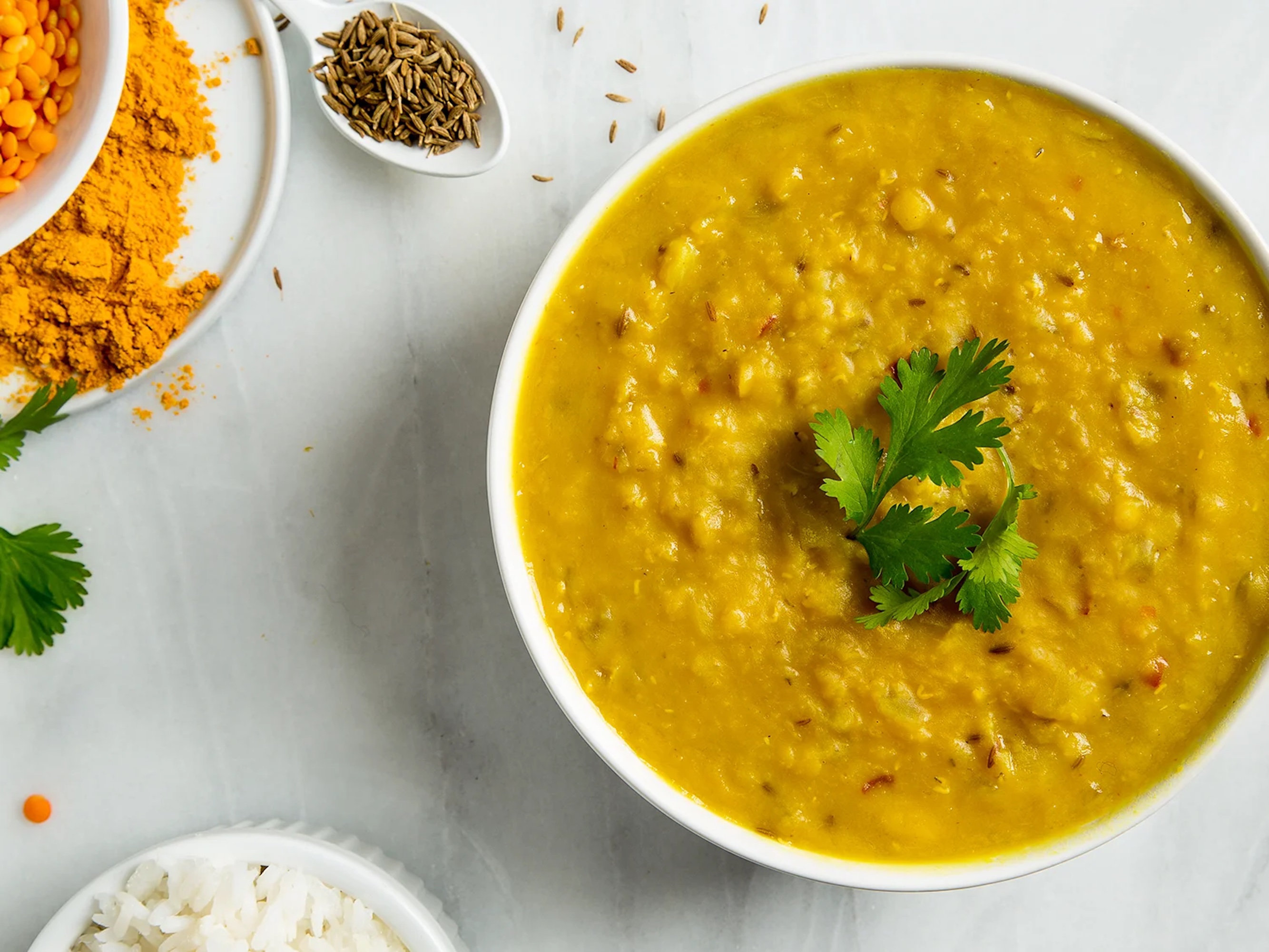 Order Yellow Dal food online from Southern Spice Indian Restaurant store, Lawndale on bringmethat.com