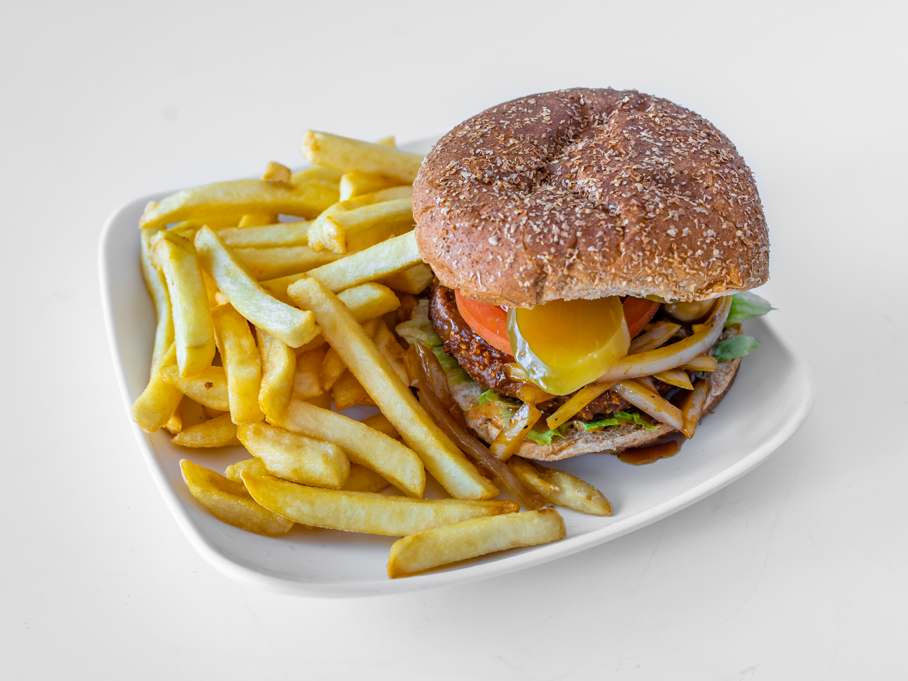 Order 19. Beyond Burger food online from Loving Hut Vegan Express store, San Diego on bringmethat.com