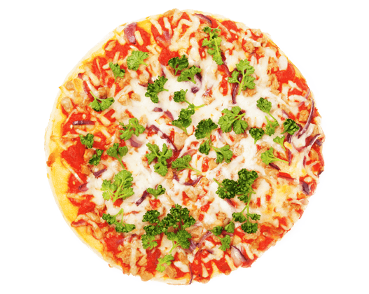 Order BBQ Chicken Pizza - Large food online from Rocco's Pizza Restaurant store, Kimberton on bringmethat.com