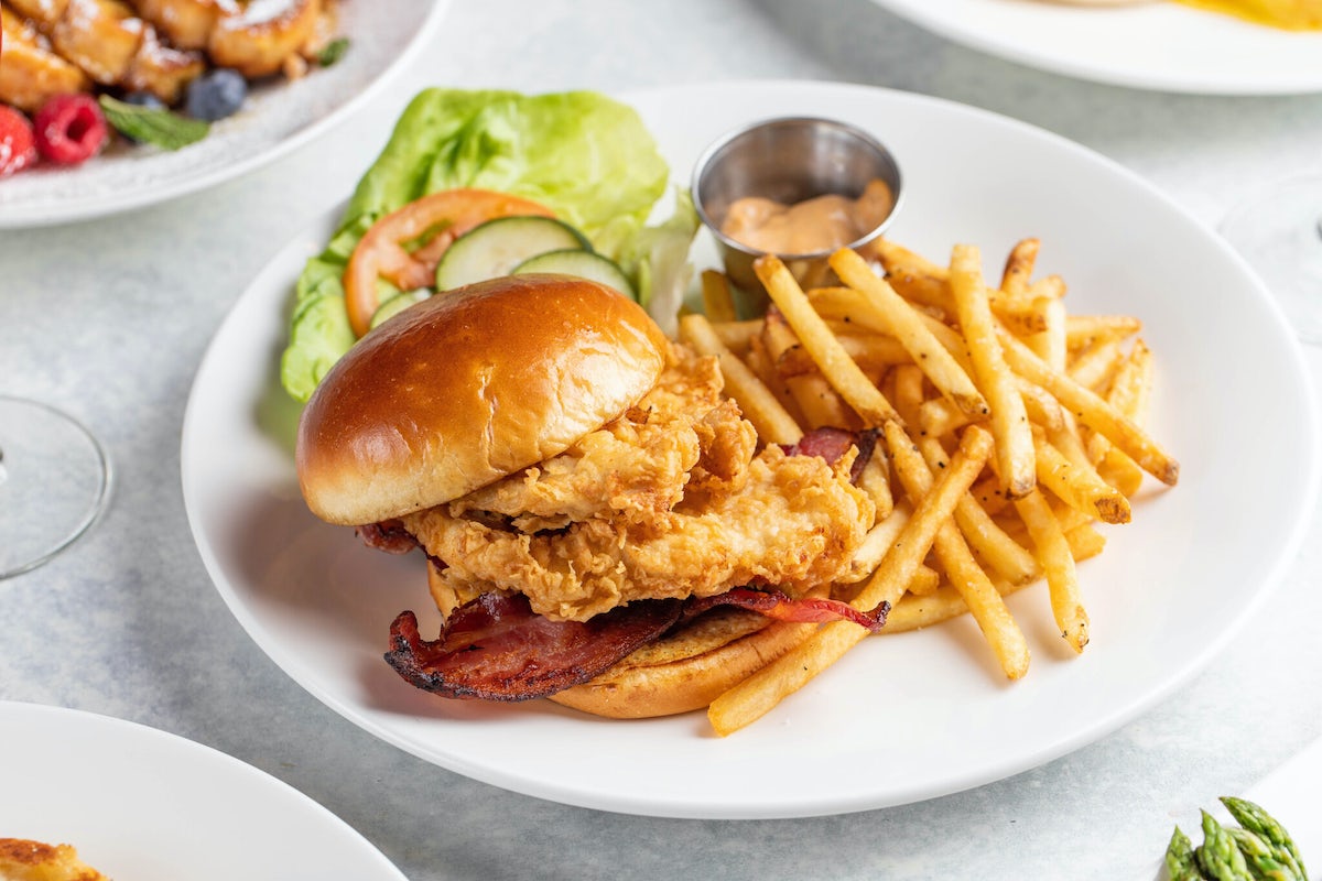 Order Fried Chicken Sandwich food online from Kona Grill store, Omaha on bringmethat.com