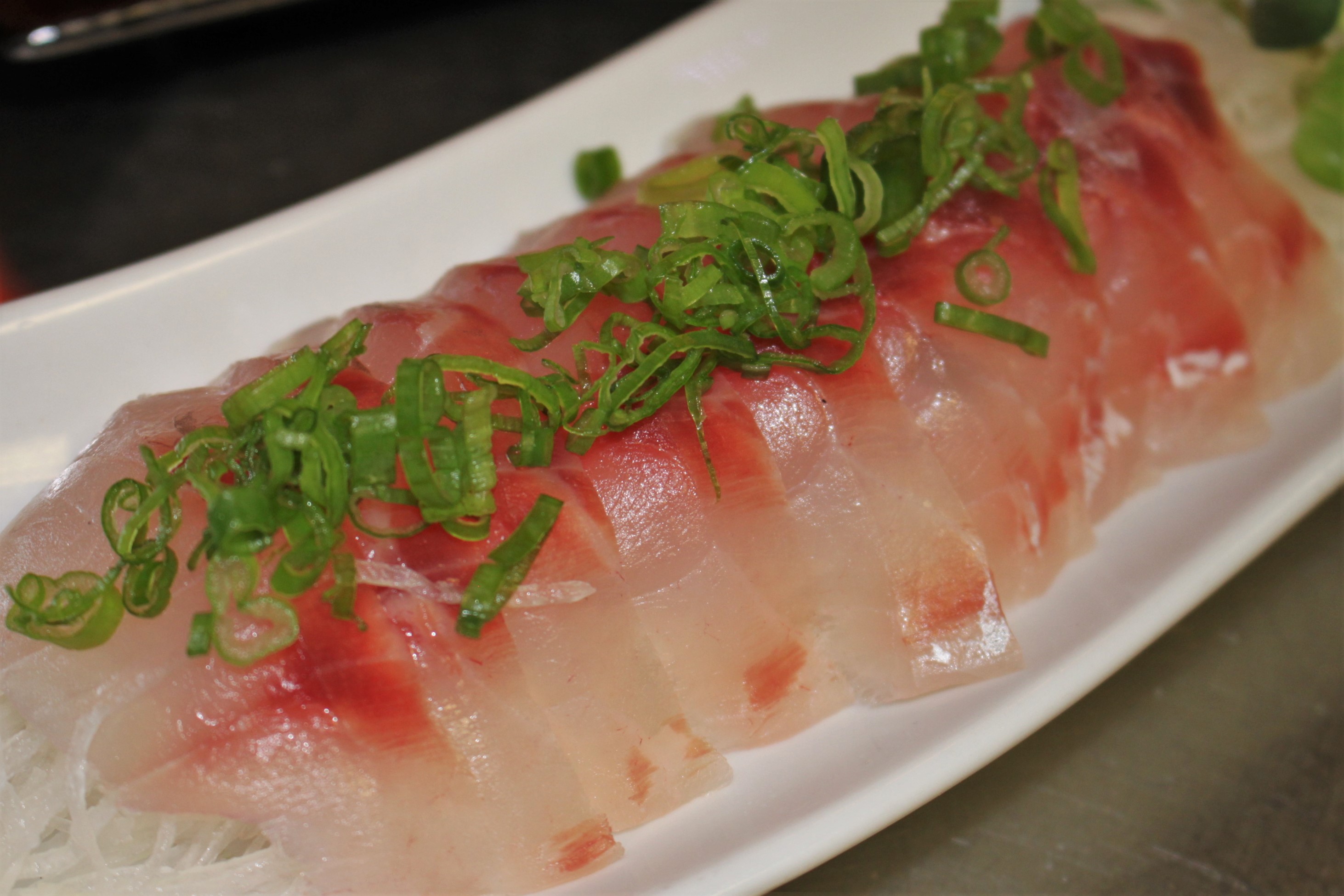 Order Sea Bass Sashimi food online from Izakaya Hi store, Houston on bringmethat.com