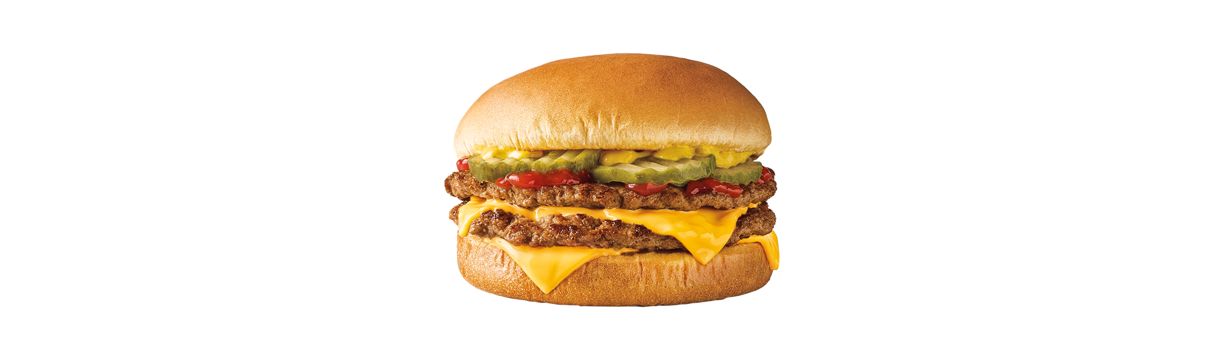 Order Quarter Pound Double Cheeseburger food online from In Sonic Drive store, Bartlett on bringmethat.com