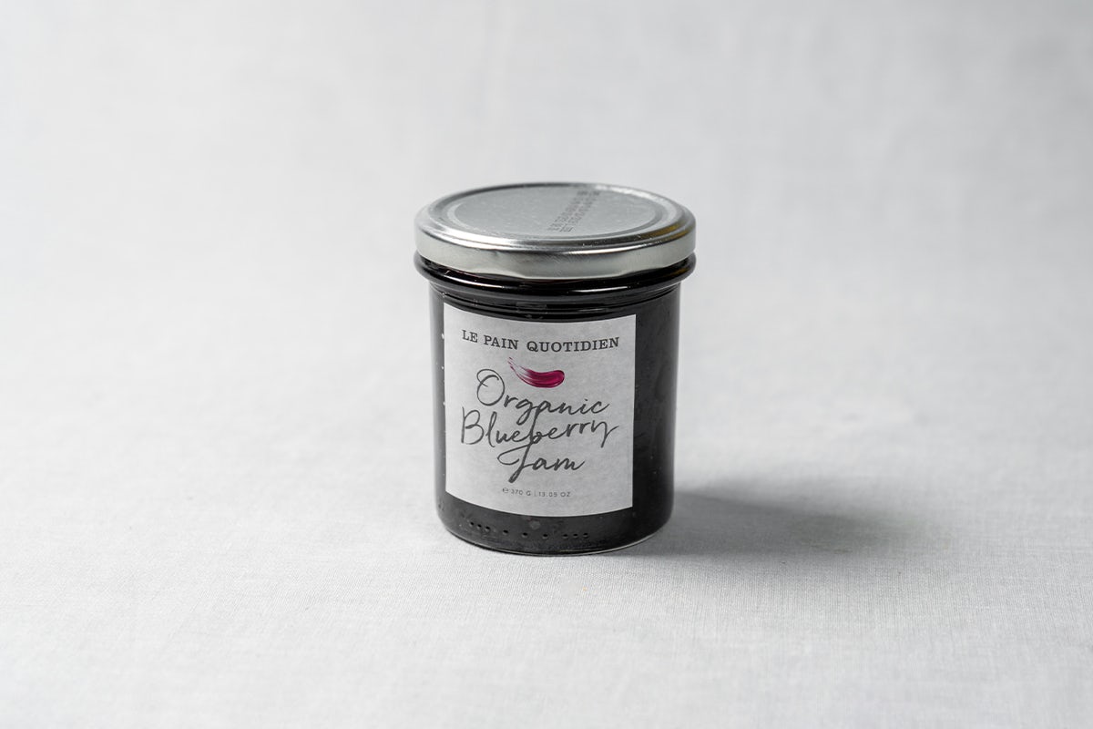 Order Organic Blueberry Jam food online from Le Pain Quotidien store, Philadelphia on bringmethat.com