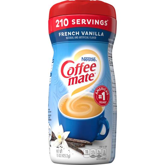 Order Nestle Coffee mate French Vanilla Powder Coffee Creamer food online from CVS store, SAN ANTONIO on bringmethat.com