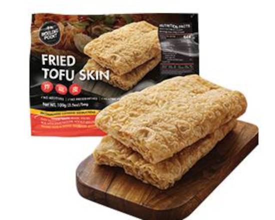 Order Fried Tofu Skin (dried, 100g) food online from Boiling Point store, Hacienda Heights on bringmethat.com