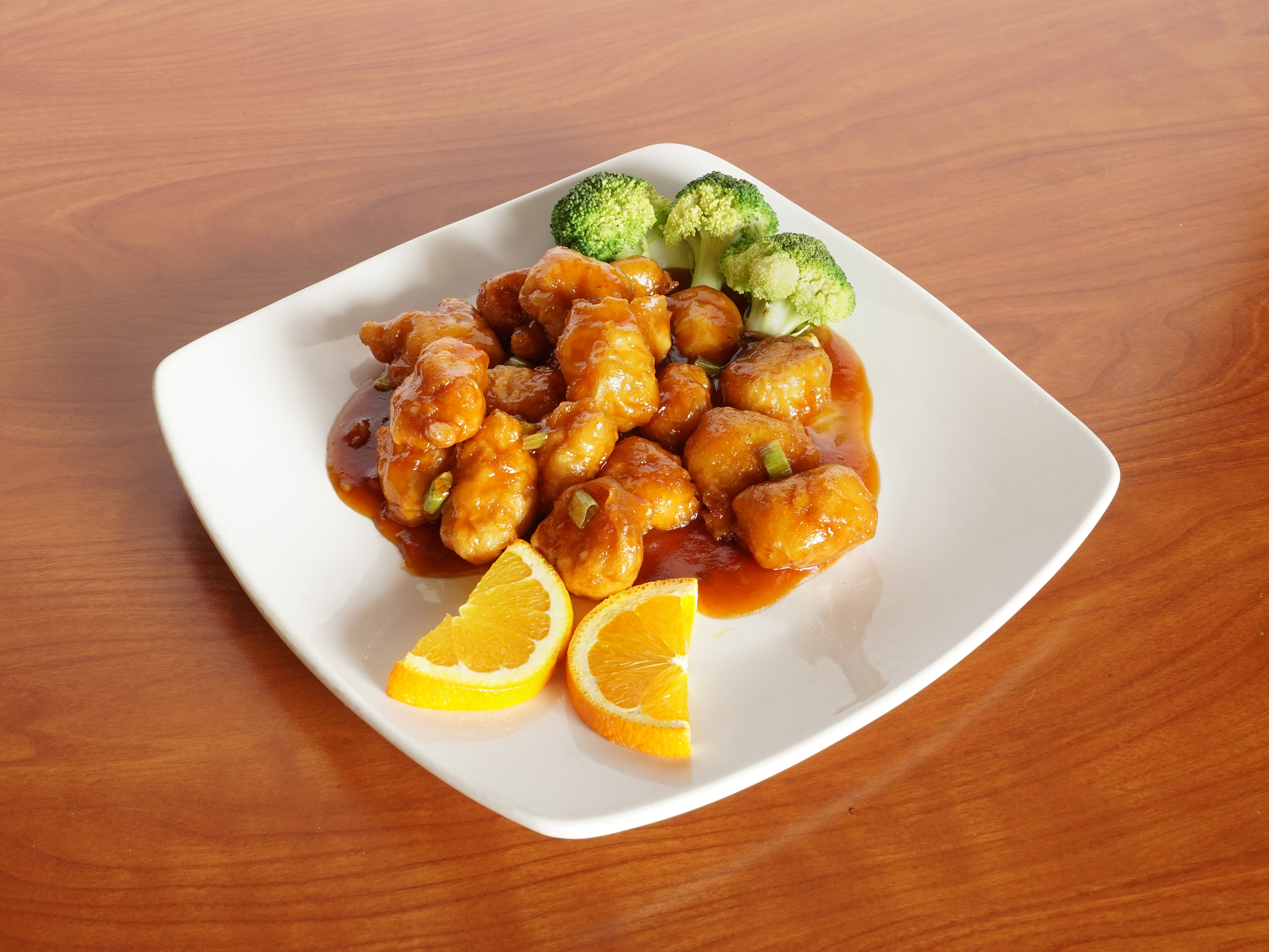 Order Orange Chicken food online from Red Ginger China Bistro store, Saint Paul on bringmethat.com