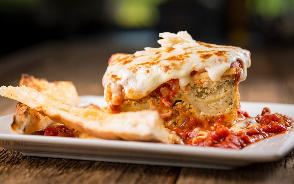 Order Lasagna - Serves 1-3 People food online from Rosati Pizza store, Scottsdale on bringmethat.com