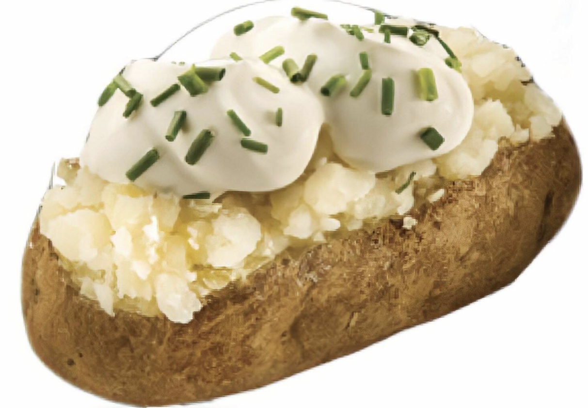 Order Sour Cream and Chives Baked Potato food online from Great Steak store, Colonial Heights on bringmethat.com