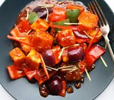 Order Chili Paneer  food online from Bombay Blues Indian Restaurant store, Chino Hills on bringmethat.com