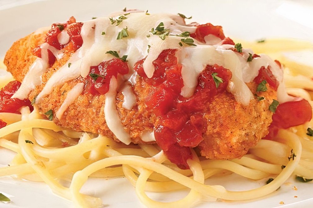 Order Chicken Parmesan with Ziti food online from Dolce Vita World Bistro store, Syracuse on bringmethat.com