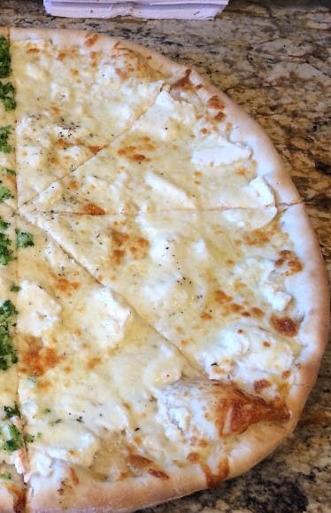 Order White Pizza with Garlic - Personal 10" food online from Dusals store, Milltown on bringmethat.com
