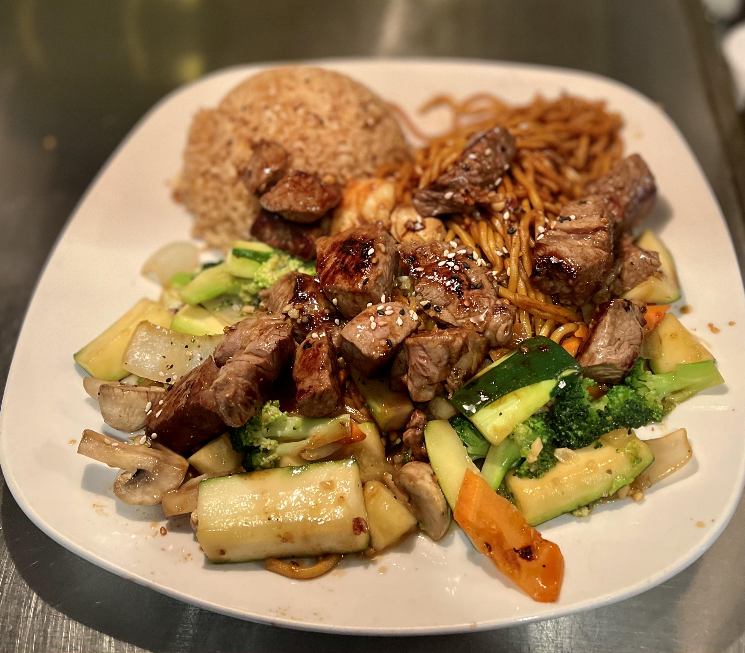 Order Hibachi New York Strip food online from Bluefin Steak House & Sushi store, Howell on bringmethat.com