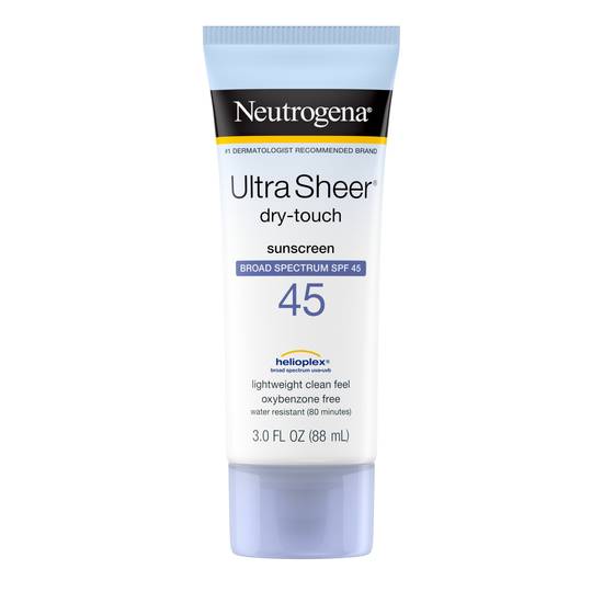 Order Neutrogena Ultra Sheer Dry-Touch SPF 45 Sunscreen Lotion, 3 OZ food online from CVS store, SPRING VALLEY on bringmethat.com