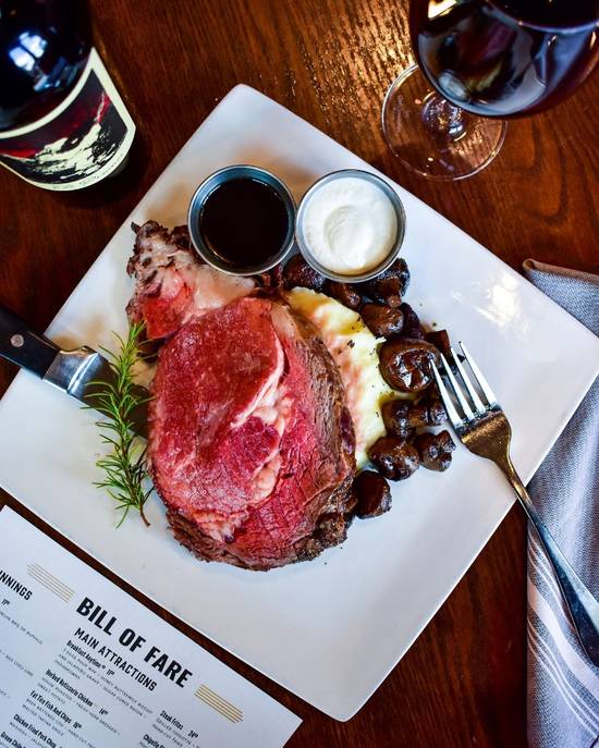 Order Prime Rib - THURSDAY ONLY food online from The League Kitchen & Tavern store, Austin on bringmethat.com
