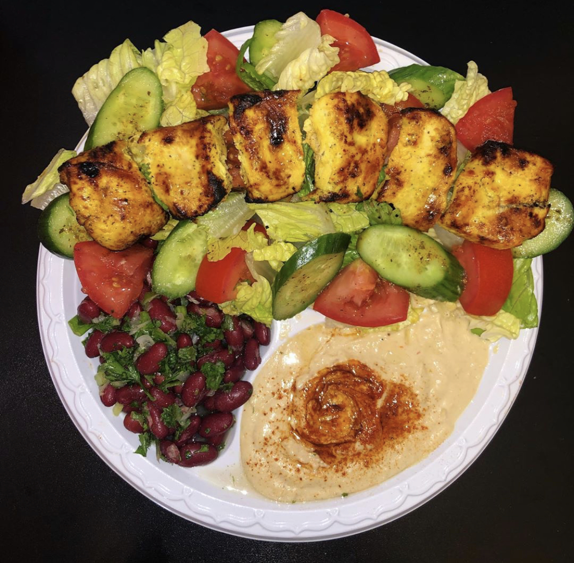 Order 20. Chicken Breast with Salad food online from Dream Kabob House store, Los Angeles on bringmethat.com