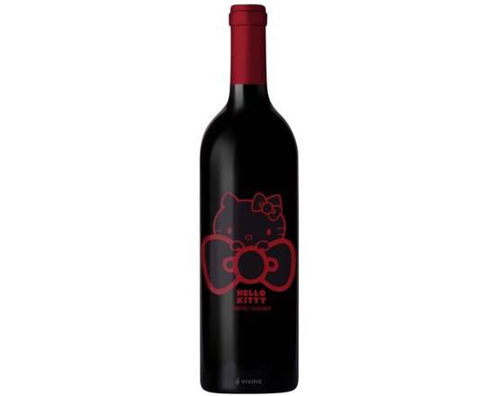 Order Hello Kitty Cabernet Sauvignon 750 ml  food online from Rocky Liquor store, Claremont on bringmethat.com