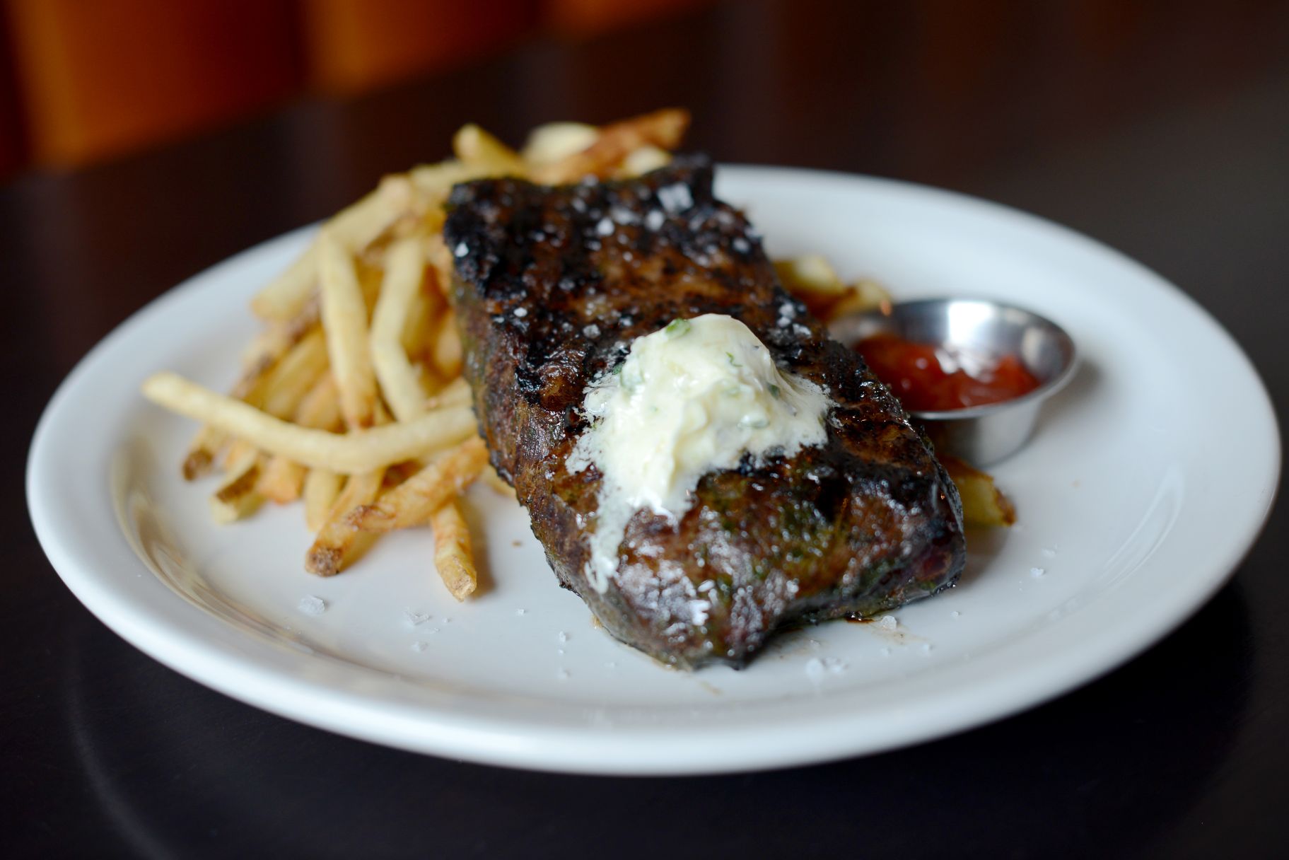 Order 10 oz. Prime Steak Frites Plate food online from Conner Kitchen + Bar store, Indianapolis on bringmethat.com