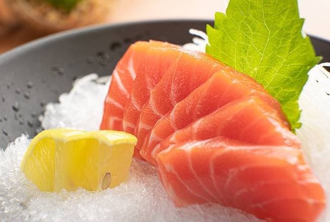 Order Salmon Sake Sashimi food online from Ginza Japanese Restaurant store, Houston on bringmethat.com