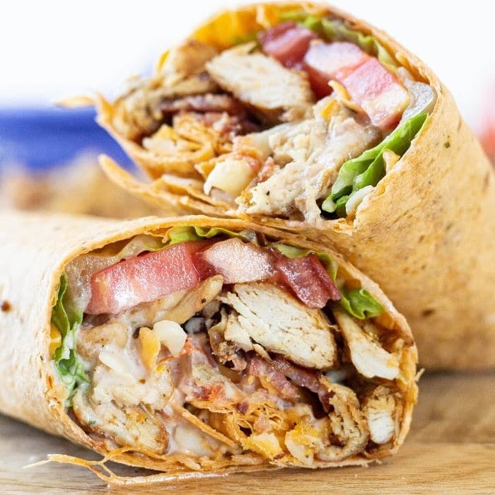 Order Chicken Club Wrap - Wrap food online from Oda Restaurant store, San Francisco on bringmethat.com