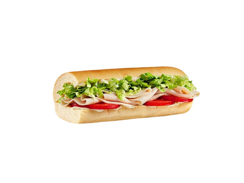 Order Turkey & Cheese Hoagie - Regular 12'' food online from G & G Pizza store, Chester on bringmethat.com