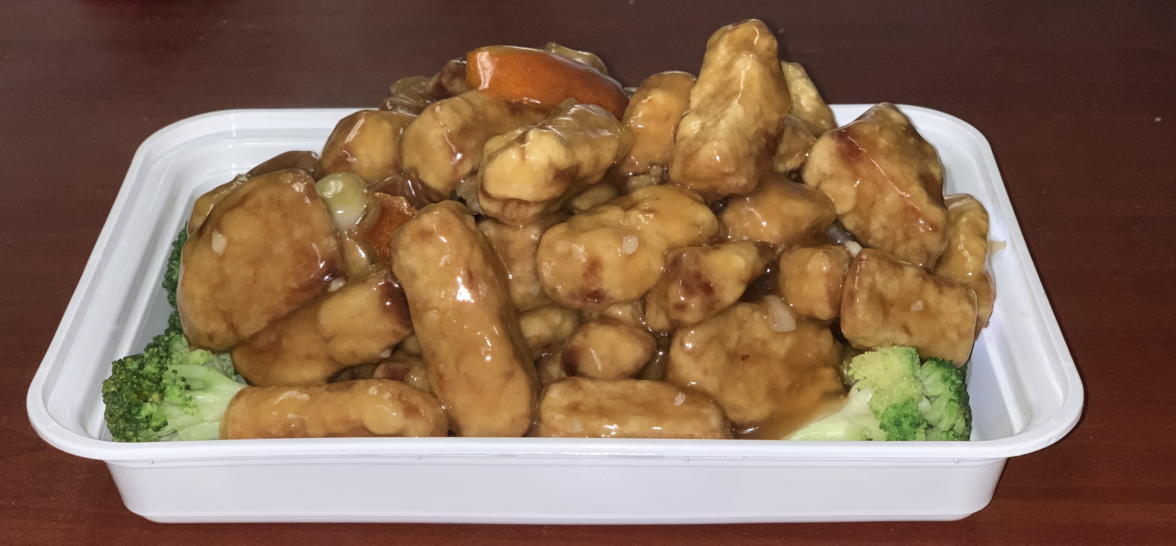Order Vegetarian Orange Chicken food online from Hunan House store, Owings Mills on bringmethat.com