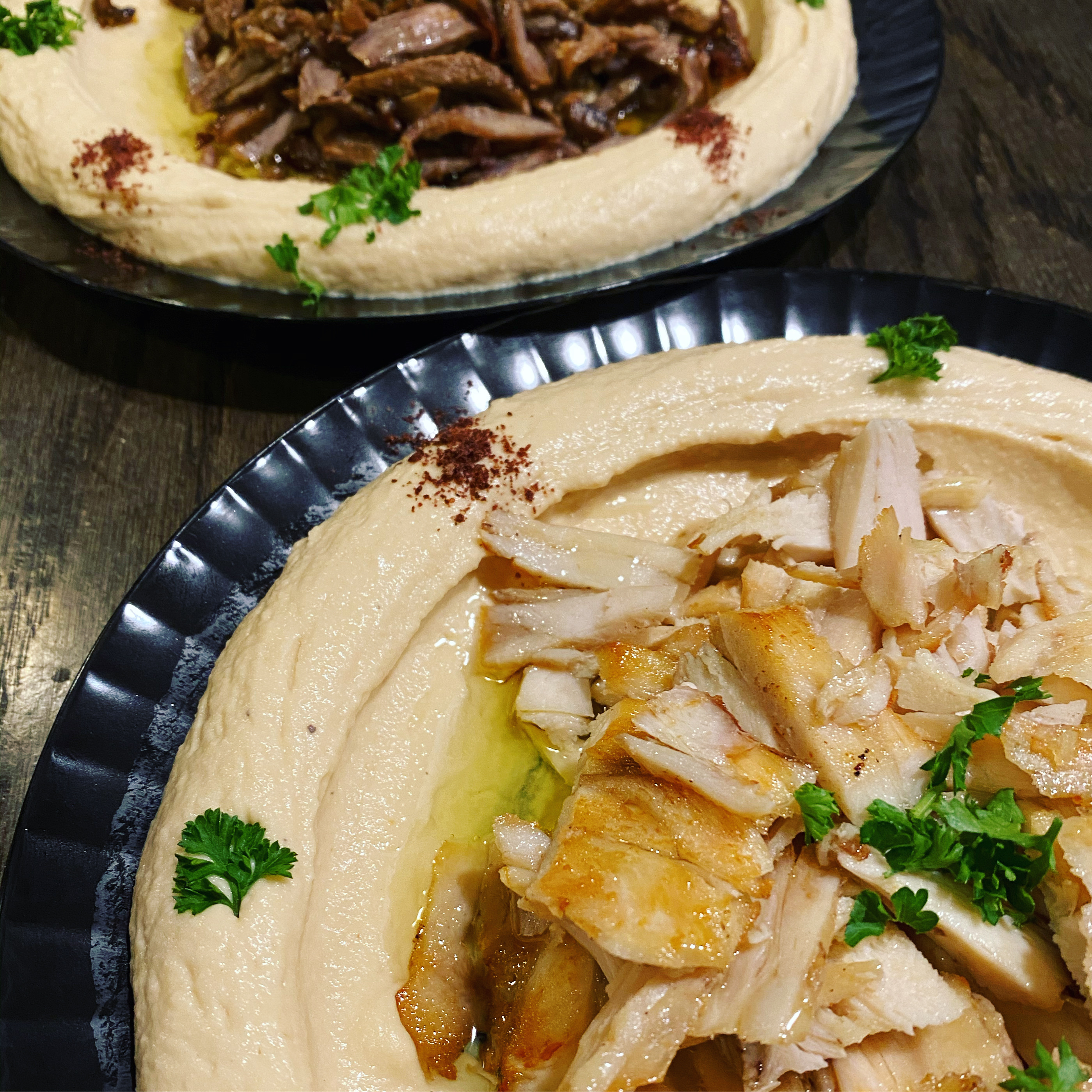 Order Hummus Plate food online from Dawali Jerusalem Kitchen store, Chicago on bringmethat.com