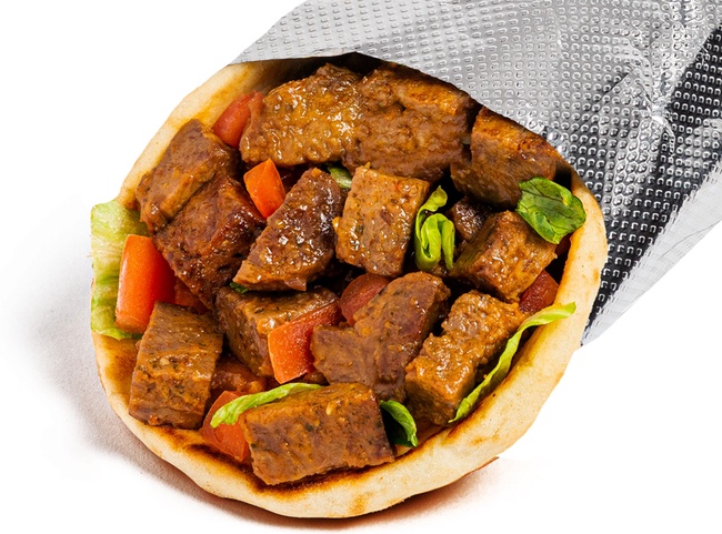 Order Savory Herb Beef Sandwich food online from The Halal Guys  store, Lawrence Township on bringmethat.com